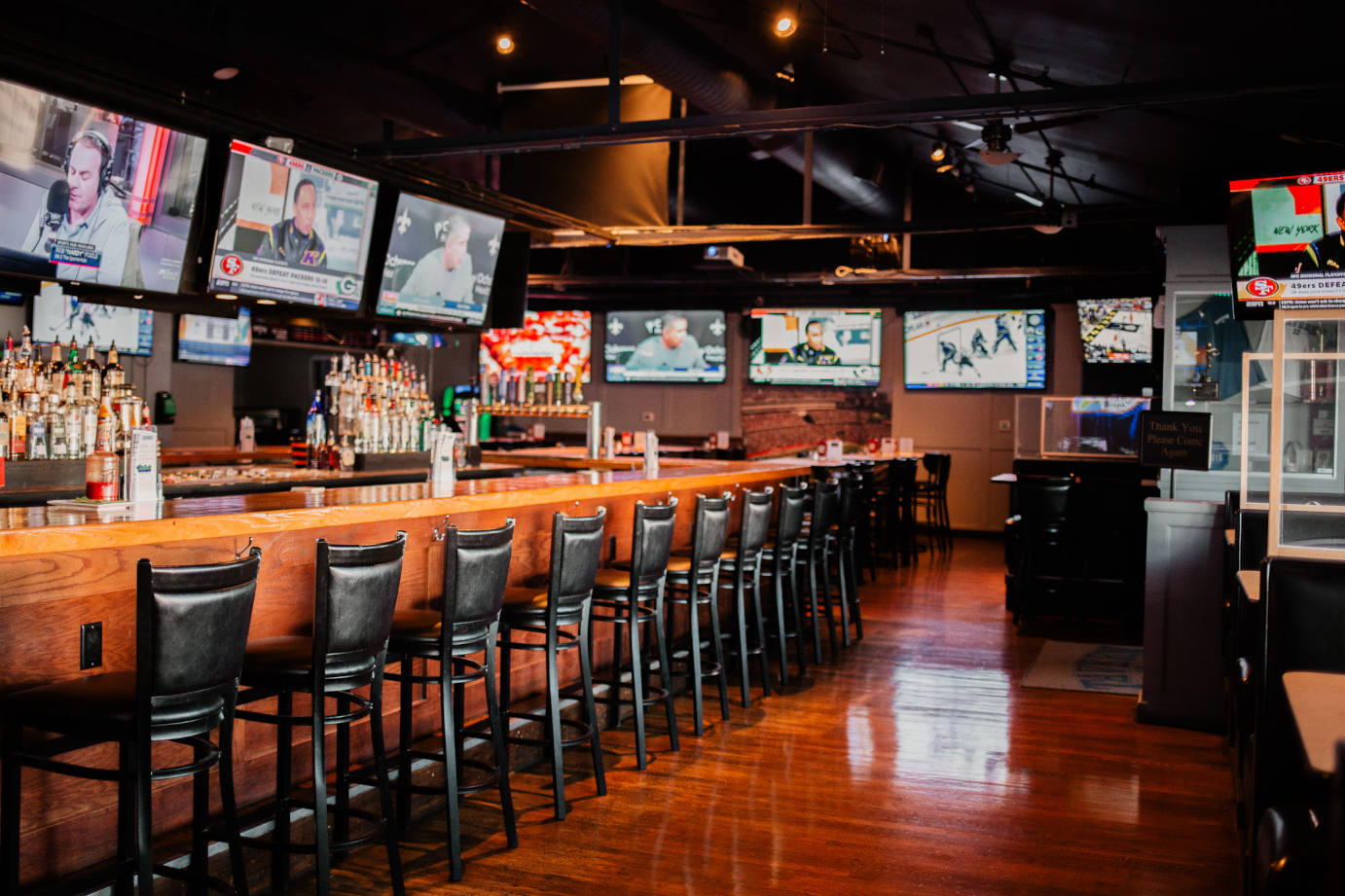 Interior, bar area
